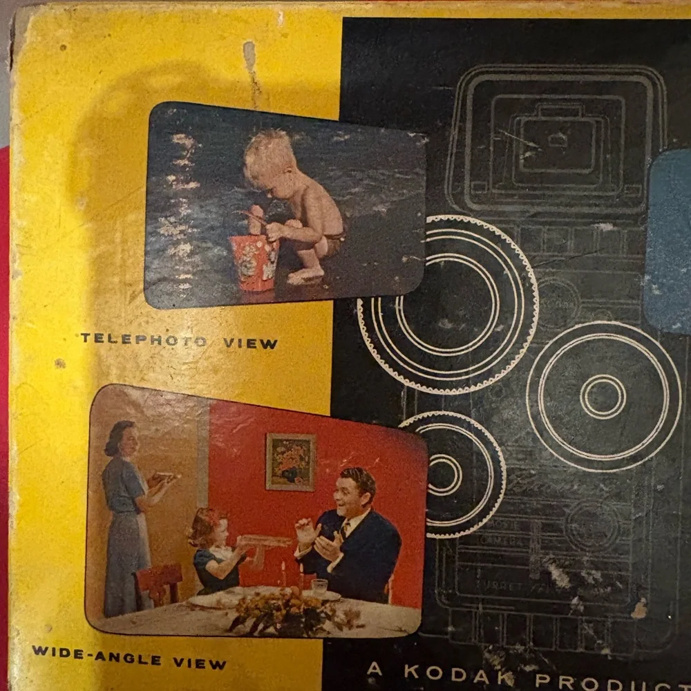 Kodak Brownie Movie Camera - Yellow and Black